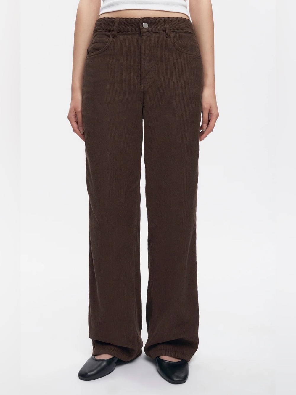 KOTN Cord Taba Pant Brown (Coffee Bean) Size 29  NWT